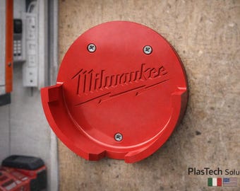 Milwaukee M18 Hand Vacuum (0882-20) – 18V Compact Vacuum Wall Bracket – 3D Printed Storage Holder