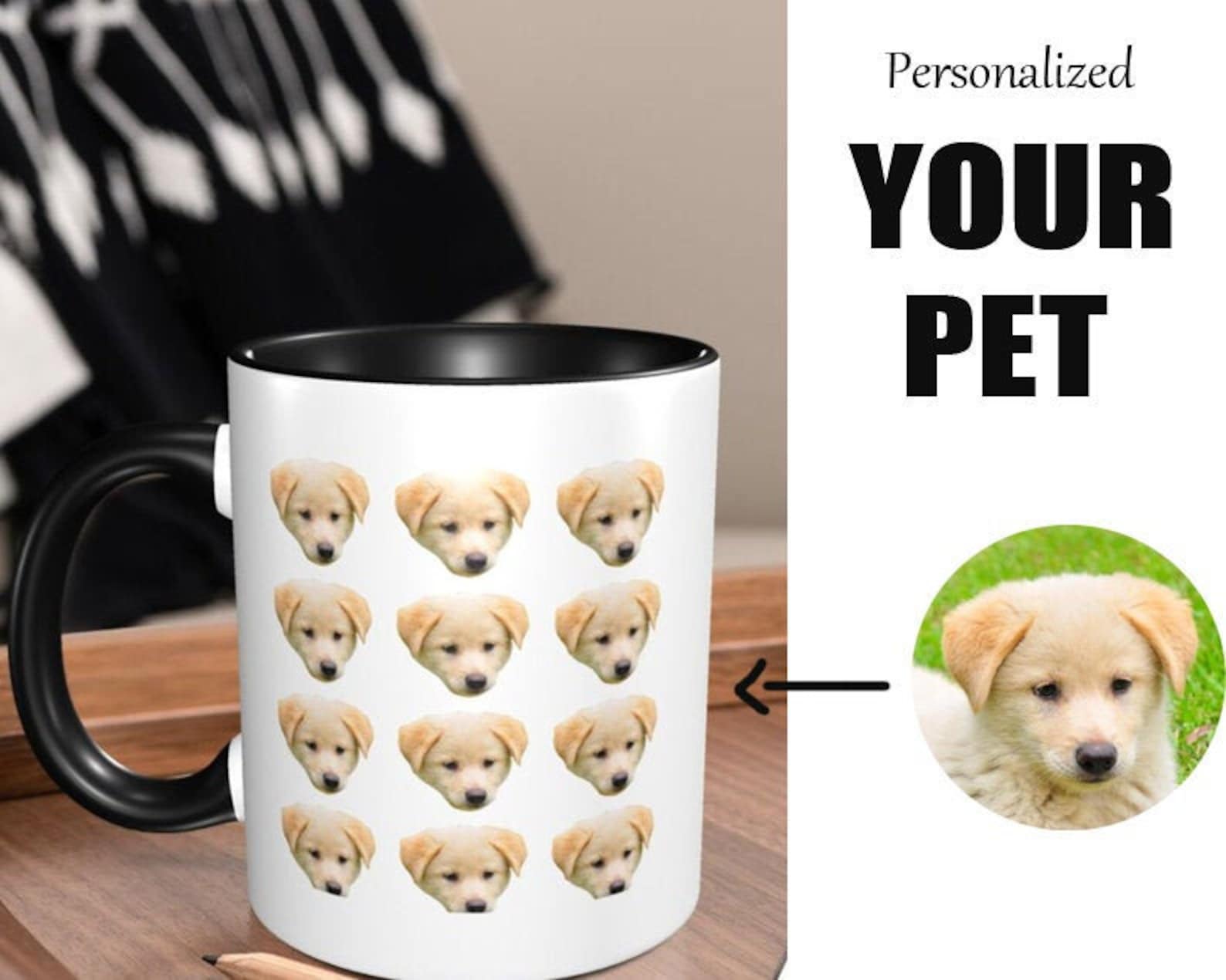 Custom Pet Coffee Mug Dog Photo Mug Dog Coffee Mug Pet Etsy