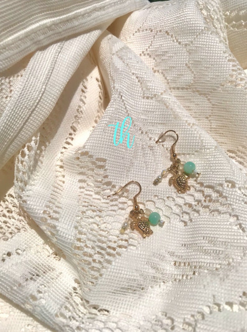 Cute Turtle Earrings Gold Animal Earrings Dainty Earrings Summer Earrings Boho Earrings Beach Earrings