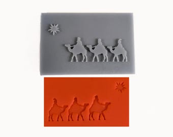 Wise Men Soap Stamp, 3"x2"