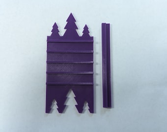 Trees Forest Soap Scraper, 58mm, 70mm or Custom Width