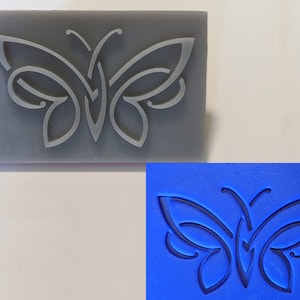 Butterfly Soap Stamp, 3&quot;x2&quot;