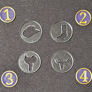 Cowboy Western Soap Extruder Discs, 18mm to 57mm