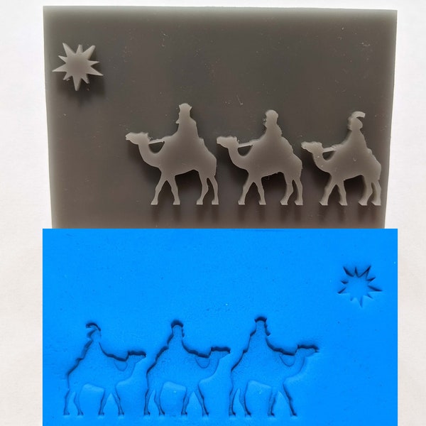 Wise Men Soap Stamp, 3"x2"