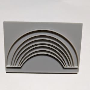Rainbow Soap Stamp, 3&quot;x2&quot;