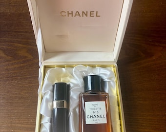 Vintage Chanel No. 5 Gift Set – Eau de Toilette + Spray Perfume – 1960s/1970s