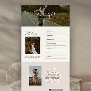 Showit Wedding Guide Template: Photographer Client Experience (Showit Subscription Required)