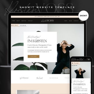 Showit Website Template, Coach website template, Showit Website Template for Coach, Coach Website, Showit Website Design, Podcast Website