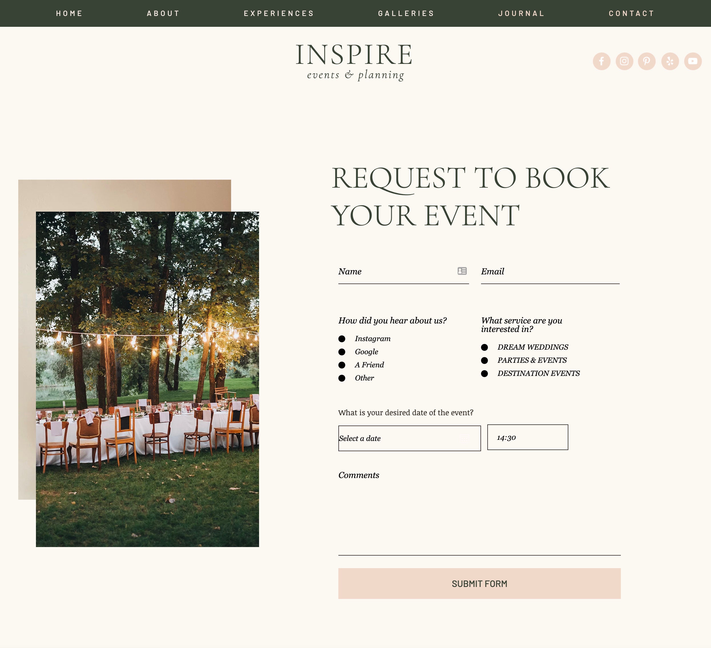 WIX Website Template Event Planner Website Template Picnic Etsy WIX Website Template Event Planner Website Template Picnic Etsy