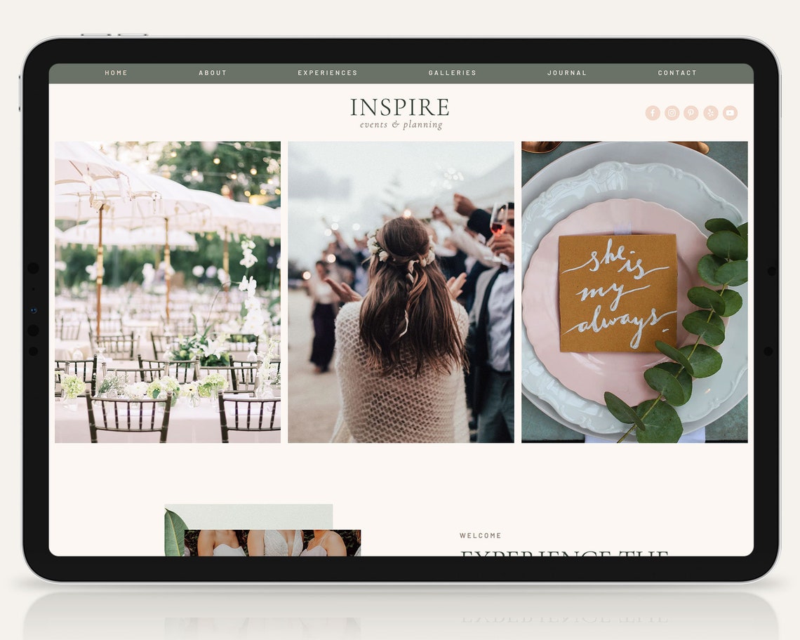 WIX Website Template Event Planner Website Template Picnic Etsy WIX Website Template Event Planner Website Template Picnic Etsy