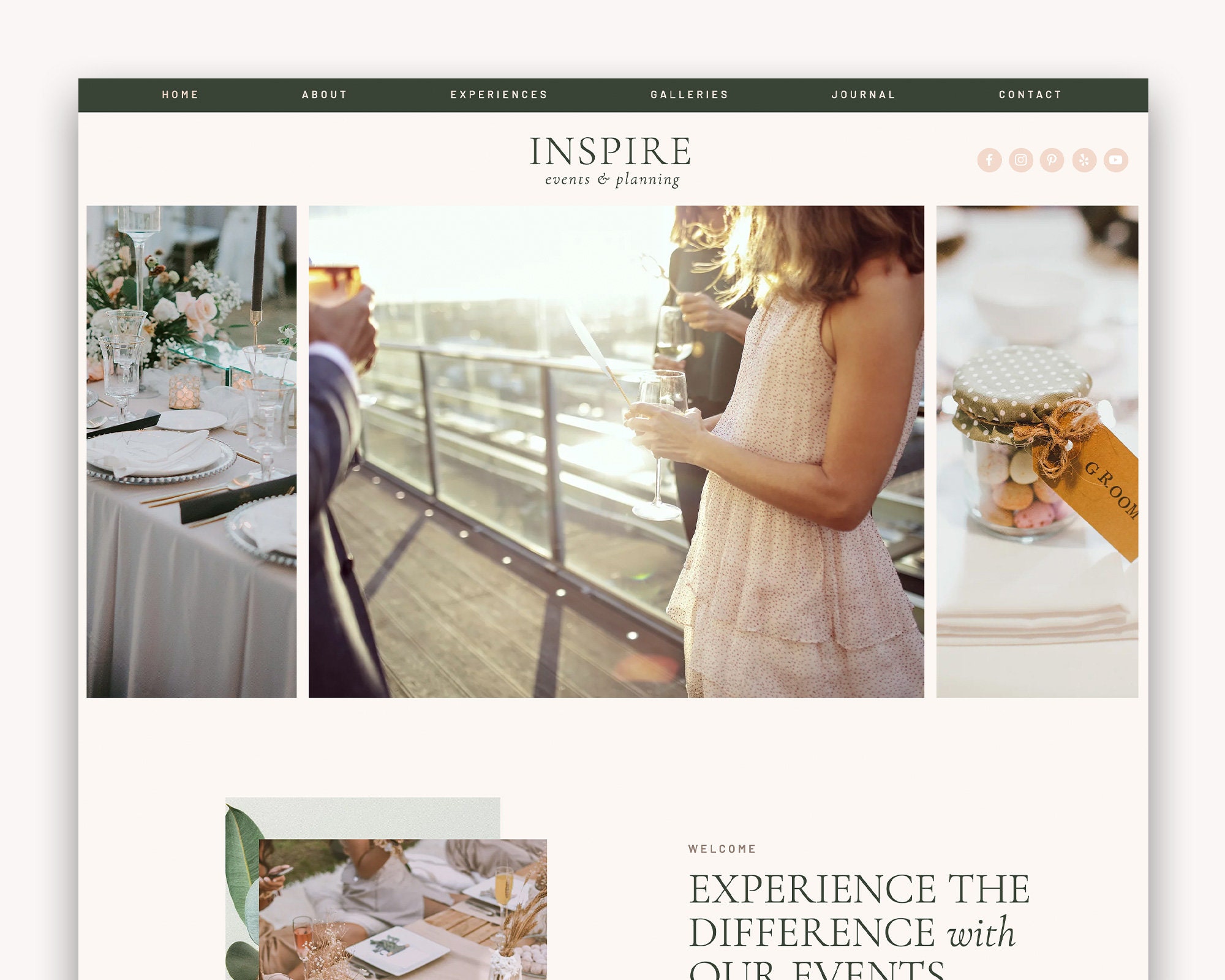WIX website template Event Planner Website Template WIX Etsy WIX website template Event Planner Website Template WIX Etsy