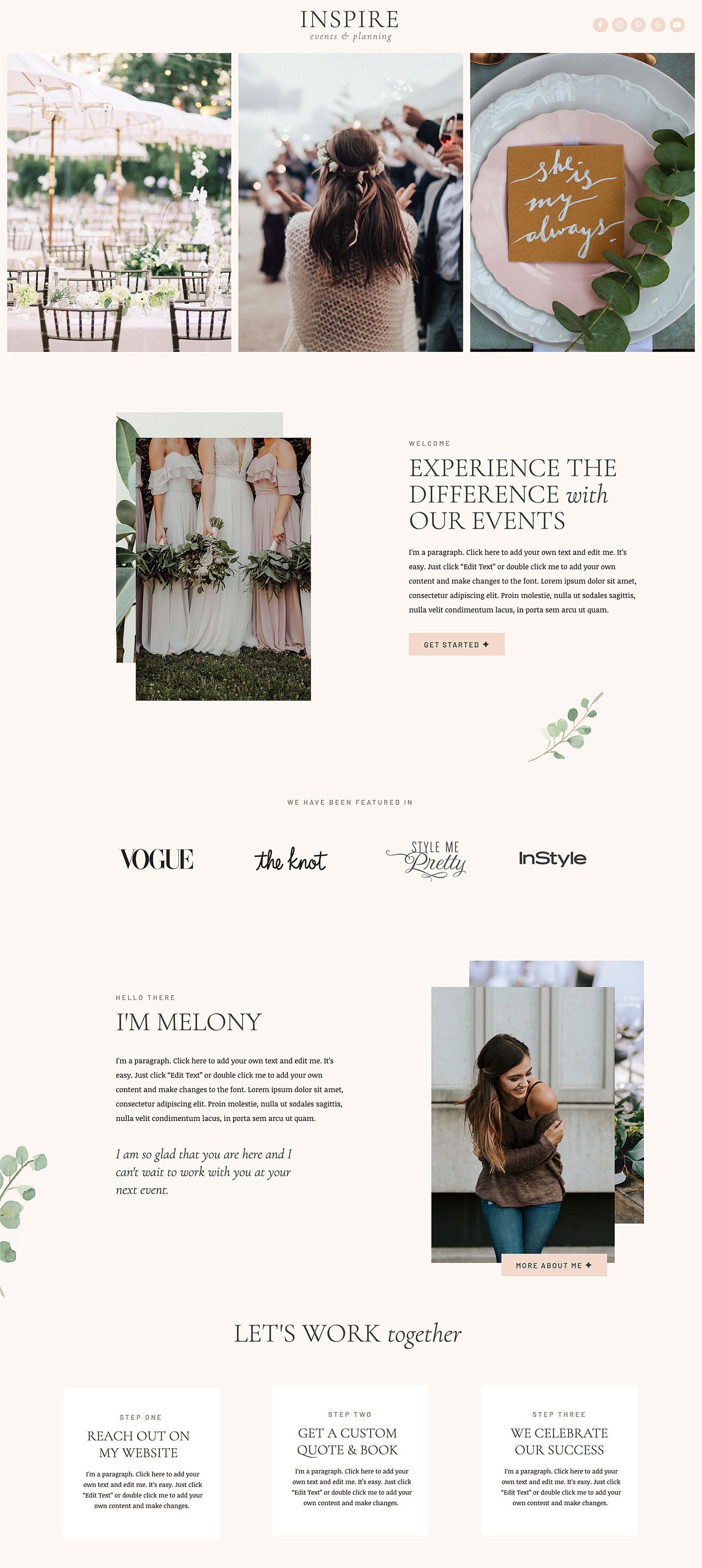 WIX Website Template Event Planner Website Template Picnic Etsy WIX Website Template Event Planner Website Template Picnic Etsy