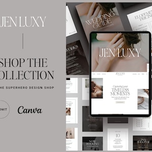 Showit Website Template, Luxury Photographer Website Template, Wedding Photographer Website, Editorial Website, Showit Template image 6