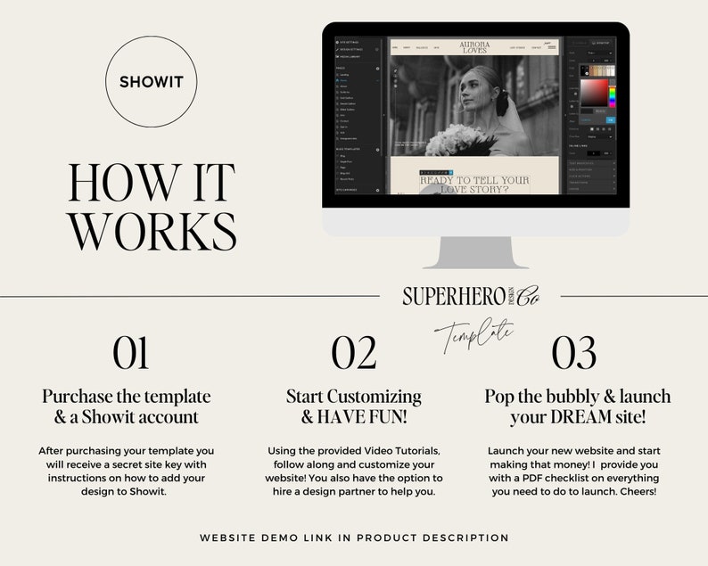 Showit Sales Page Template Showit Website Template Sales Page Website