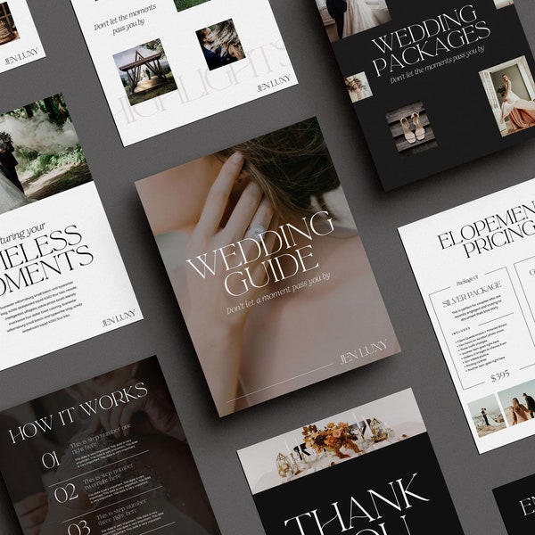 Photographer Pricing Template | Photography Pricing Guide | Photographer Pricing Guide Template Wedding | Luxury Pricing Guide