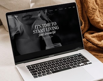 Showit website template for coach, Showit Website Template, Website Template Luxury, Showit template photographers,  modern website template