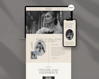 Showit Website Template, Photographer website template, Website Template for Photographer, Photography Website, Showit Website Design