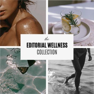 Editorial Wellness Stock Photos | 75 AI Lifestyle Images | Luxury Spa, Resort & Beach Branding Photos | Commercial Use Digital Download