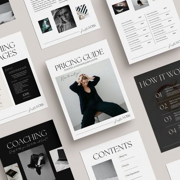 Services Pricing Template | Pricing Guide | Coach Pricing Guide Template | Luxury Pricing Guide | Pricing Guide Template