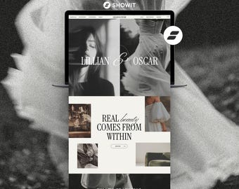 Showit Website Template for Photographers | Modern Photography Website Template | Portfolio Website