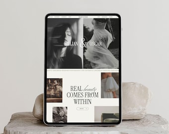 Showit Website Template, Photographer website template, Boho Website Template for Photographer, Photography Website, Showit Website Design