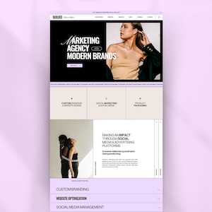 Bold website template, Showit Website Template, Showit Website Template for Coach, Marketing Website, Showit Website Design, minimal