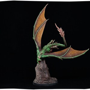Wyvern / Drache /Monster Bemalte Miniatur Dungeons and Dragons / Pathfinder / RPG