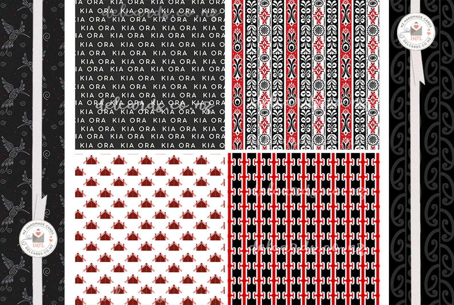 Maori Prints, Maori Papers, Maori Patterns, NZ Patten, Digital ...
