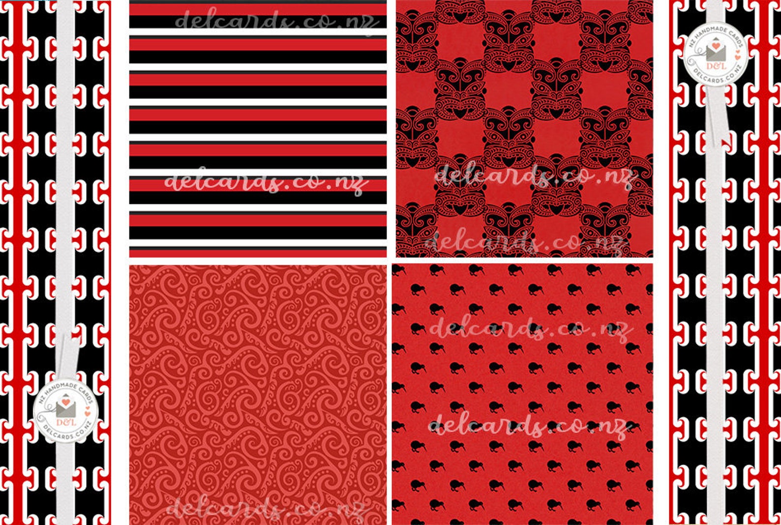 Maori Prints, Maori Papers, Maori Patterns, NZ Patten, Digital ...