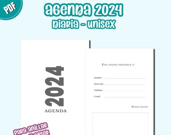 AGENDA PDF 2023 - DIARIA - FLORES COLOR - Madreselva arte y color
