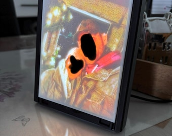 Personalized photo lamp – bedside lamp with your own photo