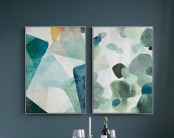 Abstract Green Wall Art- Green Marble-modern trendy wall art,living room wall art,bedroom wall art,house warming gifts,personalized prints