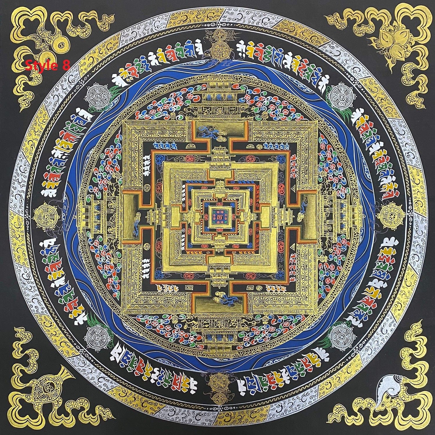 Customer Genuine Handpainted Masterpiece Tibetan Buddha