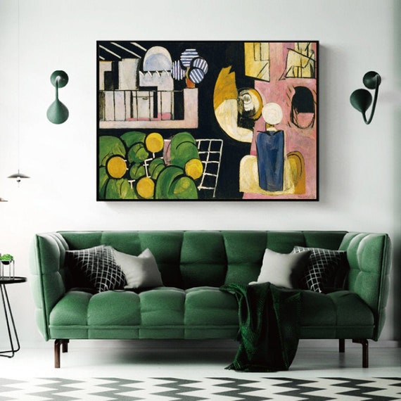 Abstract Wall Art-Moroccans By Henri Matisse,colourful wall art,living room wall art,large size wall art, home decor and gifts,house warming