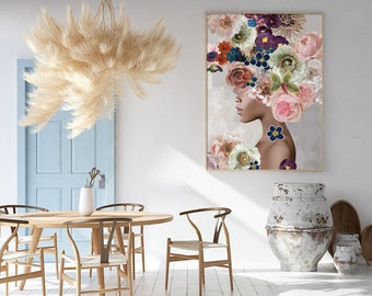 For overseas, Foolish in Love II, Flower Art Print, Poster only and canvas only without frame