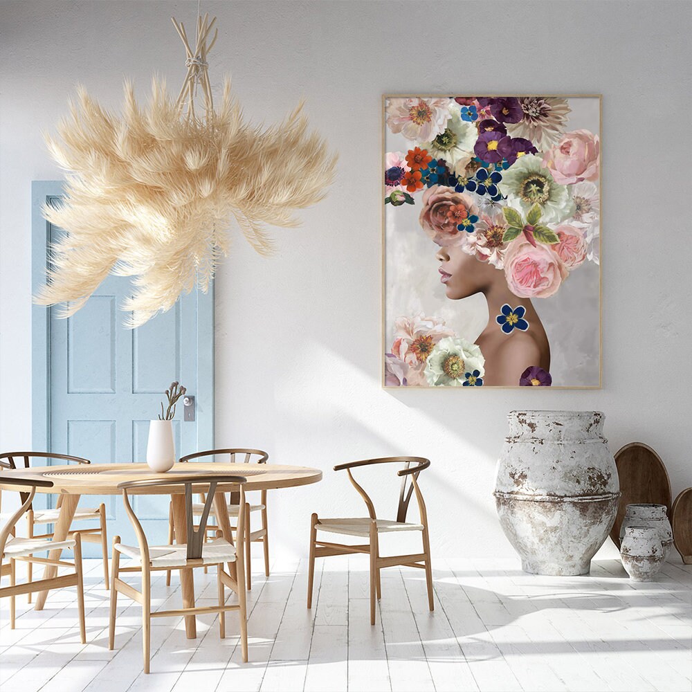 For overseas, Foolish in Love II, Flower Art Print, Poster only and canvas only without frame