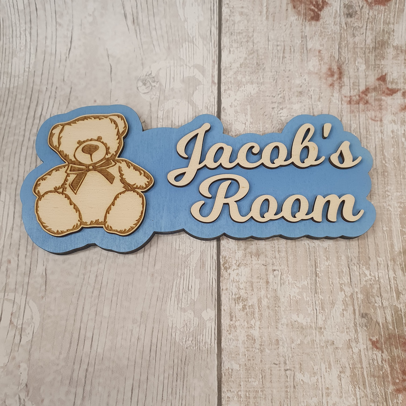 Personalised Bedroom Door Sign. Wooden Room Door Name Plaque Etsy