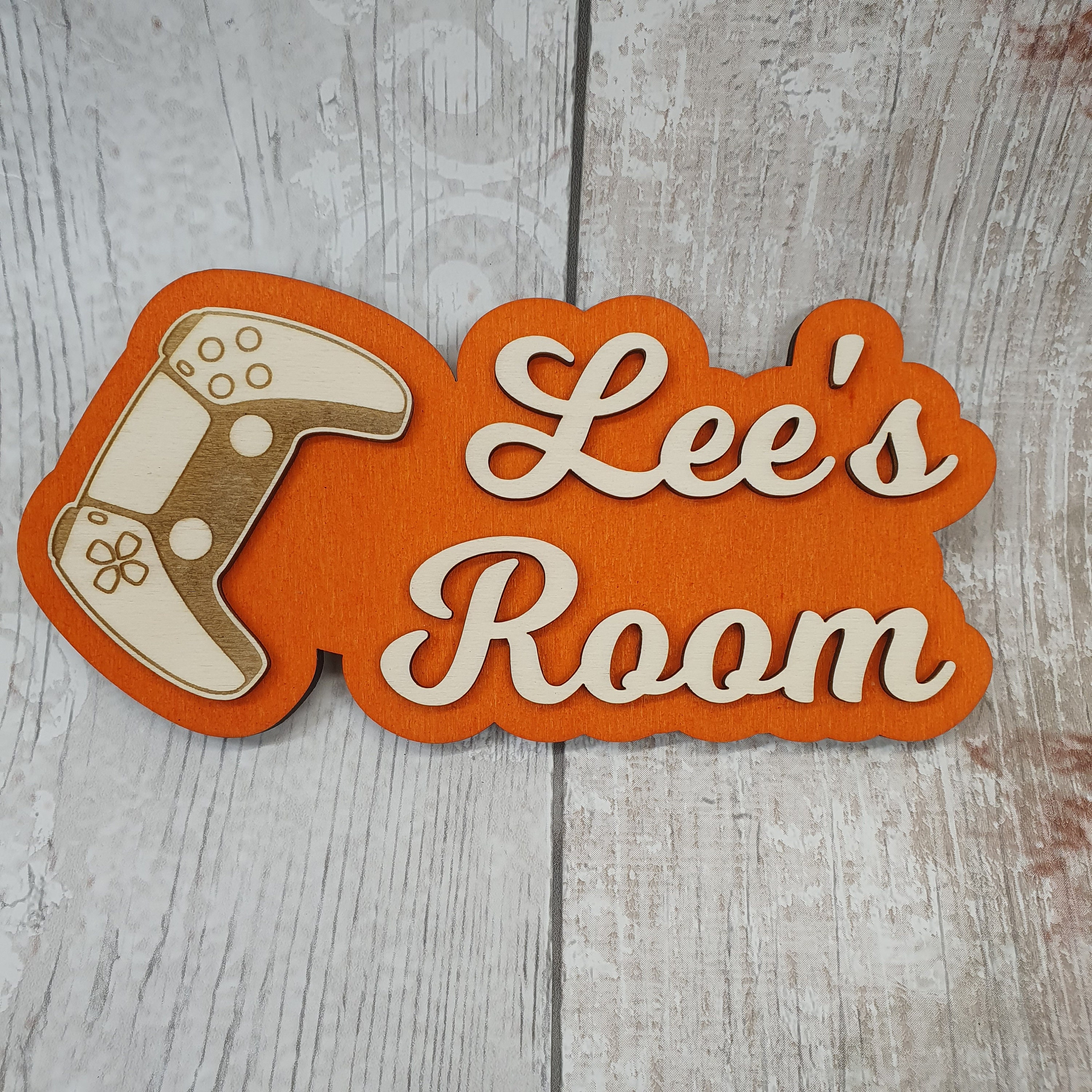 Personalised Bedroom Door Sign. Wooden Room Door Name Plaque Etsy