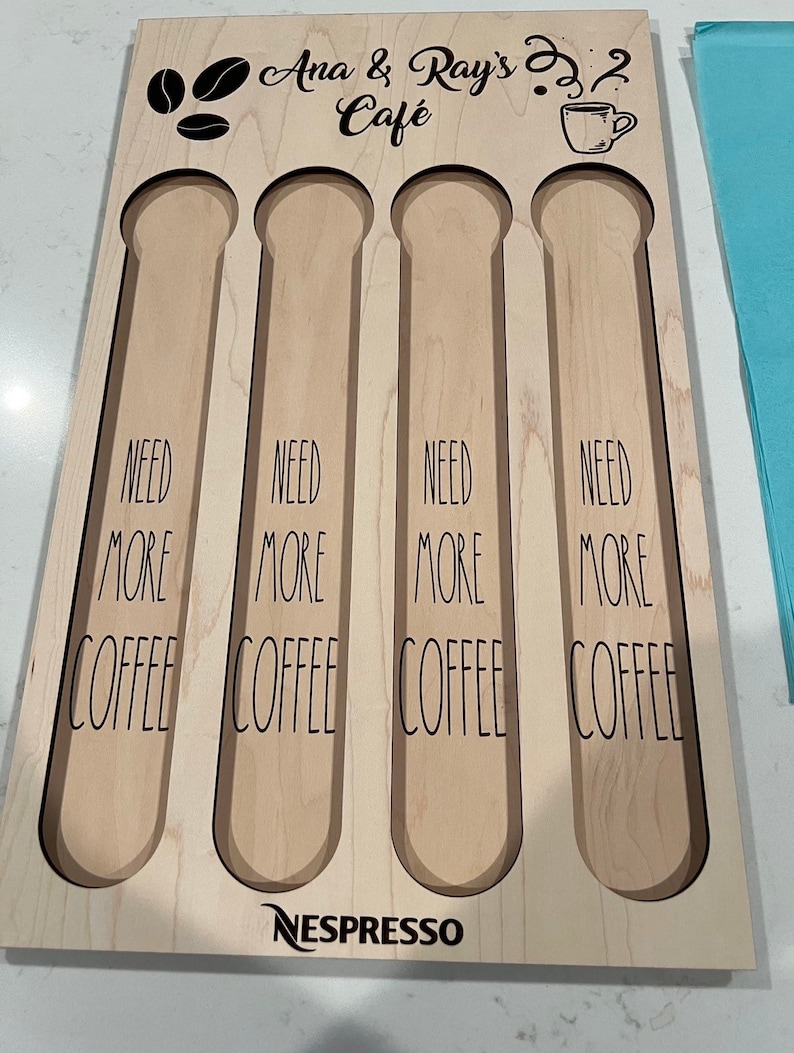 Custom Vertuo Coffee Pod Holder/wooden Nespresso Vertuo Pod Etsy