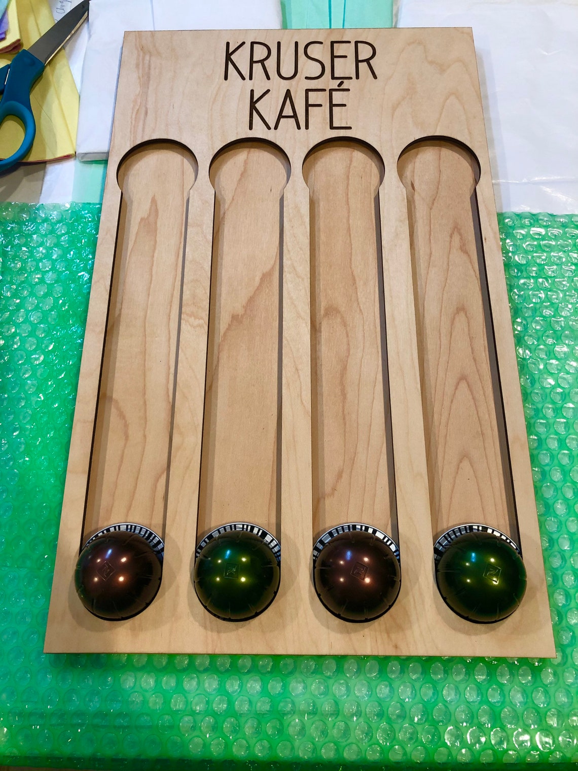 Custom Vertuo Coffee Pod Holder/wooden Nespresso Vertuo Pod Etsy