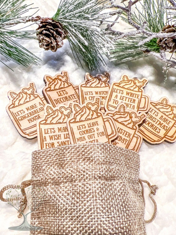 Christmas Activities Token Advent Calendar, Happy Holidays, Advent Calendar,  Gift, Friends, Family Group Activities, Elf Props - Etsy