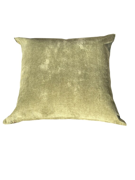 20x20 Decorative Pillow Cover Sage Green Velvet Etsy