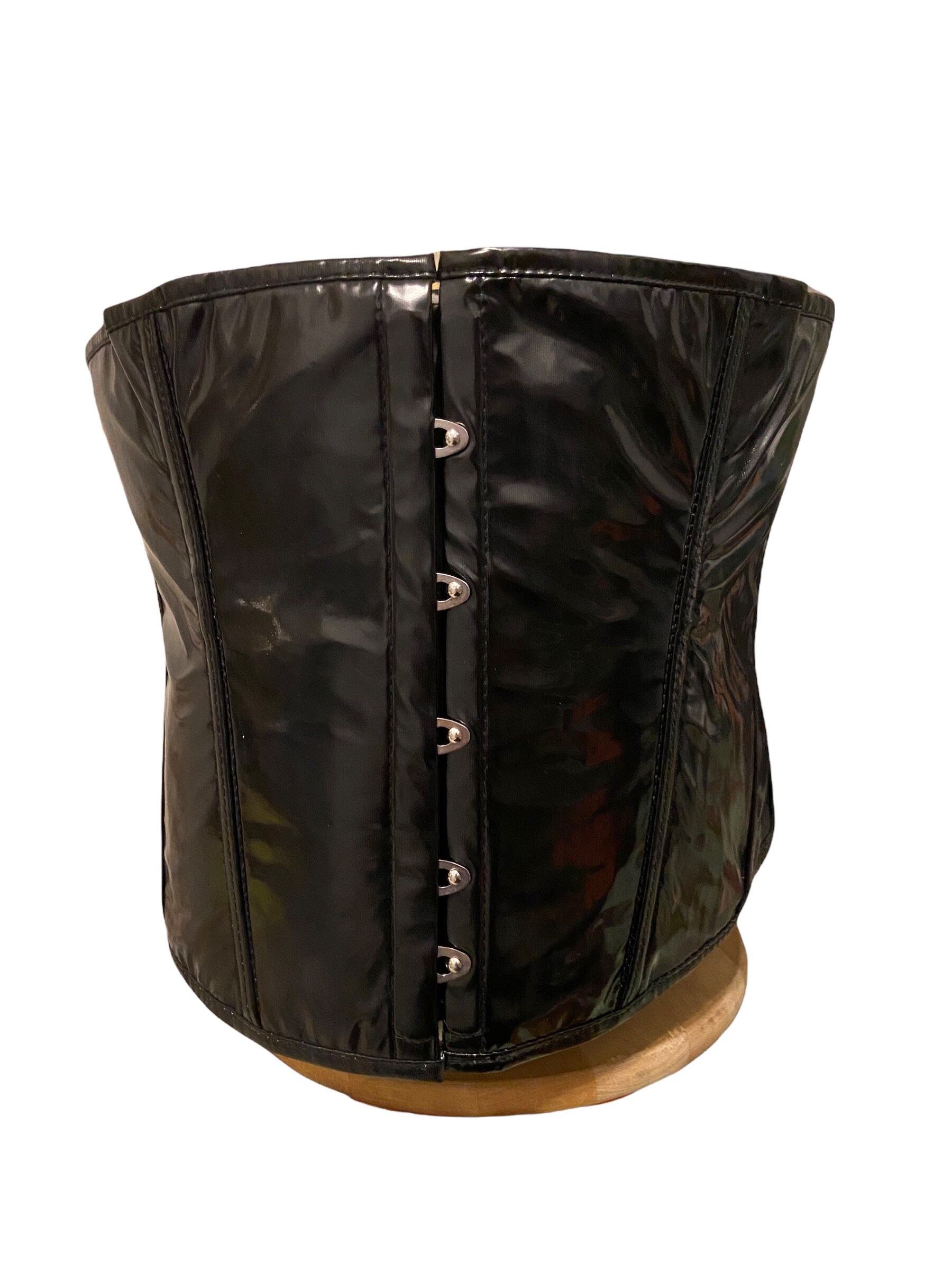 Sable Black Cotton Underbust Corset