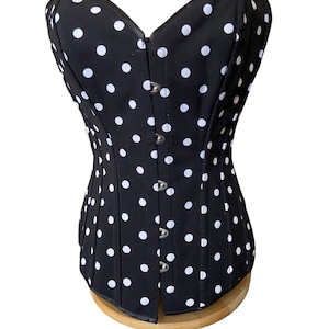 Overbust  Corset. Steelbone custom made corset, gothic, steampunk, bespoke, victorian. Authentic , Handmade Corset.