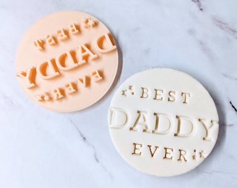 Best DADDY Ever - Grabador de sellos para galletas