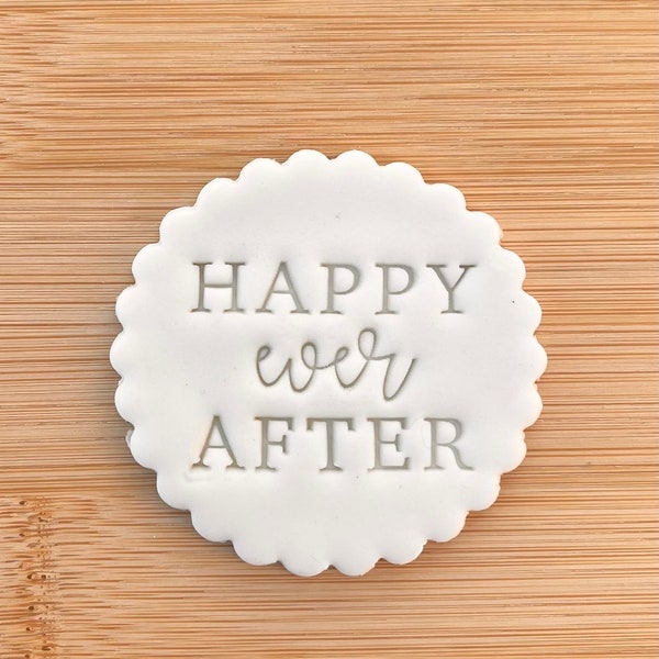 Happy Ever After - Mariage de couples - M. et Mme - M. et M. - Mme et Mme - EVJF - Mariage - Embosseuse pour tampons à biscuits
