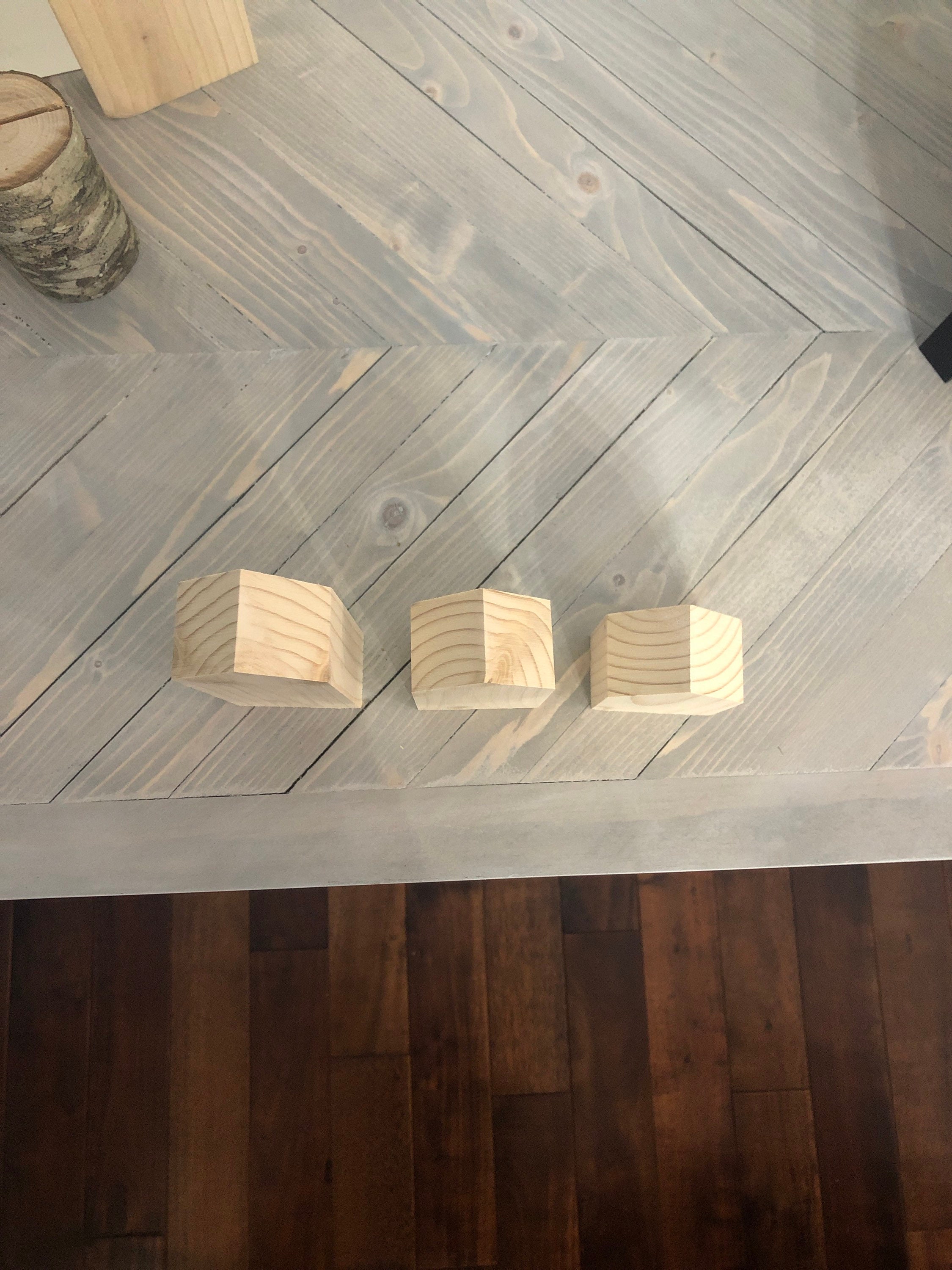 3 Small Unfinished Wood Houses Etsy