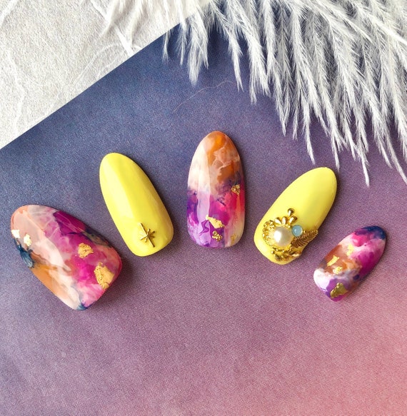 The Digit-al Dozen DOES New & Improved, Day 4: Tie Dye Nail Art! -  Adventures In Acetone