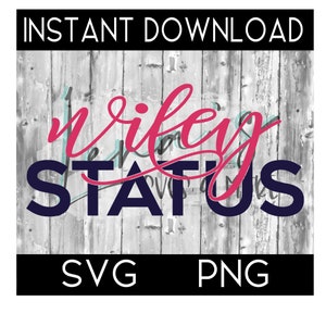 Status SVG da esposa, SVG de casamento, silhueta svg, arquivo de corte de circuito, arquivo PNG, arquivo de corte Svg