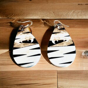 Halloween Mummy Dangle Earrings